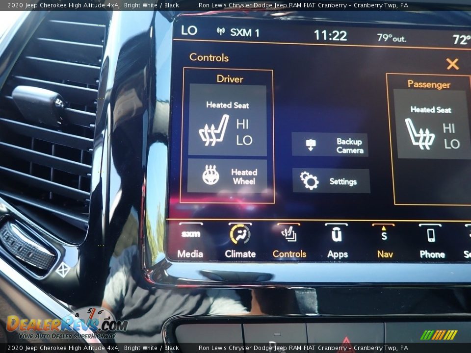 2020 Jeep Cherokee High Altitude 4x4 Bright White / Black Photo #19