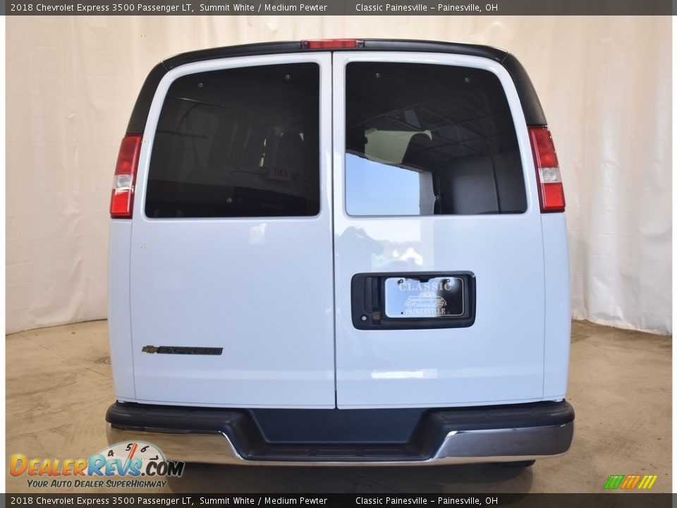 2018 Chevrolet Express 3500 Passenger LT Summit White / Medium Pewter Photo #3