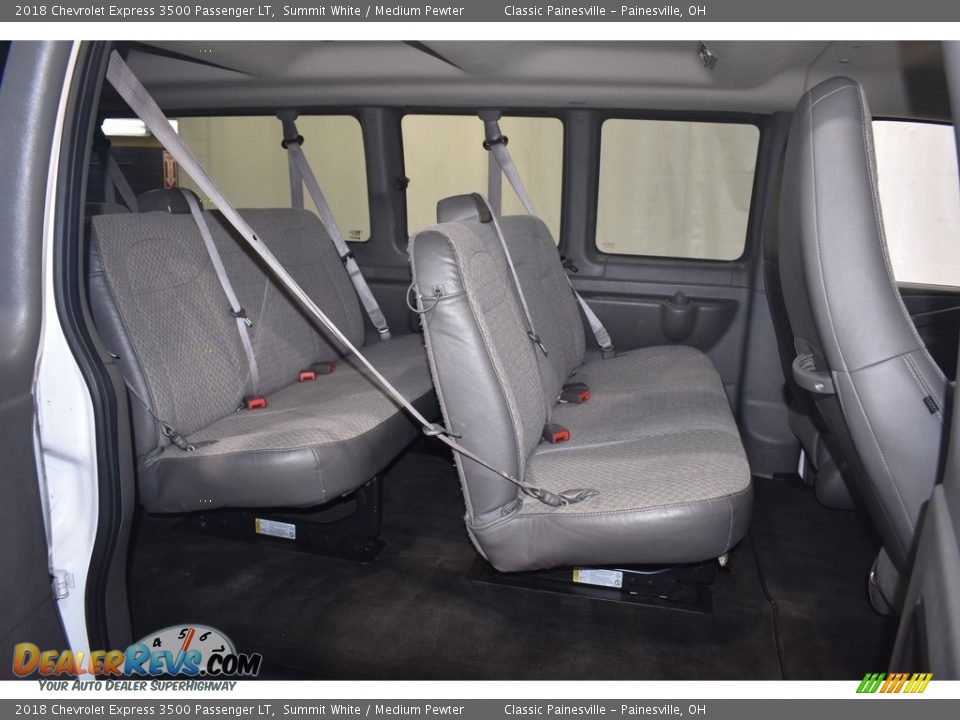 Rear Seat of 2018 Chevrolet Express 3500 Passenger LT Photo #7