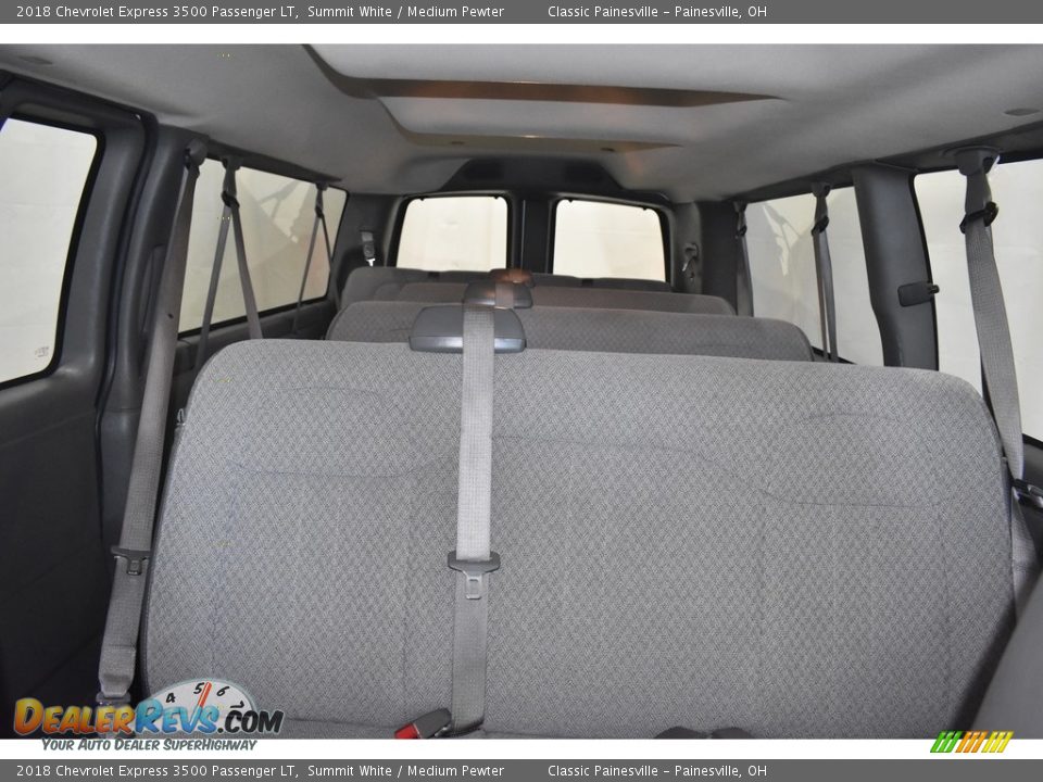 Rear Seat of 2018 Chevrolet Express 3500 Passenger LT Photo #8