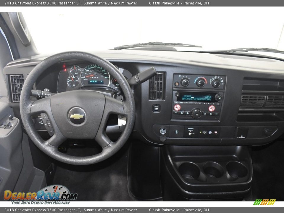 Dashboard of 2018 Chevrolet Express 3500 Passenger LT Photo #11