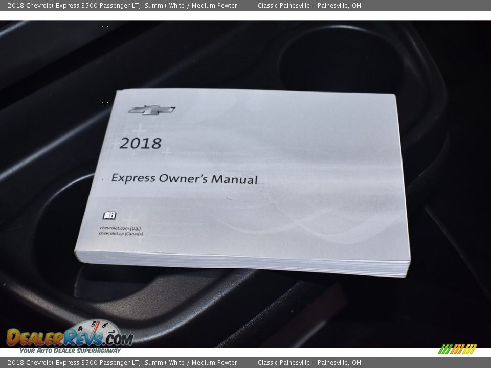 2018 Chevrolet Express 3500 Passenger LT Summit White / Medium Pewter Photo #14