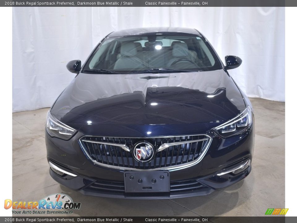 2018 Buick Regal Sportback Preferred Darkmoon Blue Metallic / Shale Photo #4