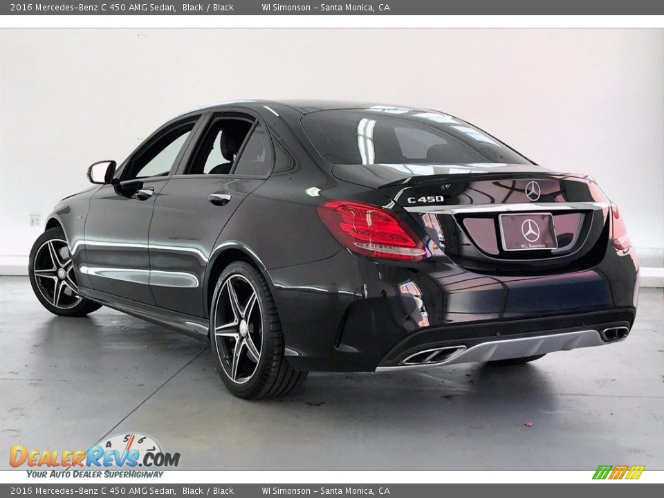 2016 Mercedes-Benz C 450 AMG Sedan Black / Black Photo #10