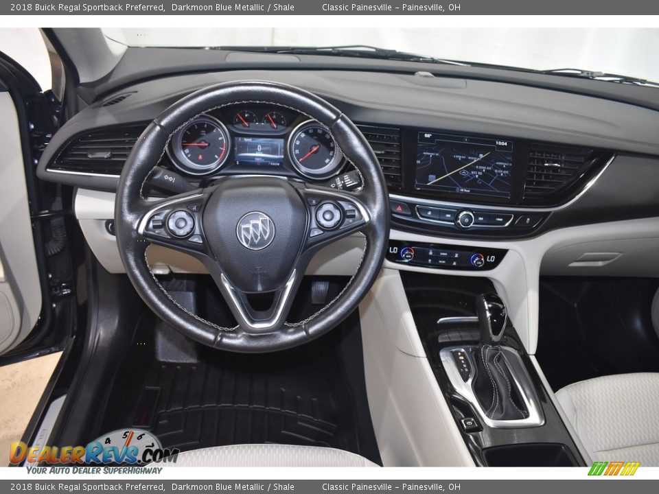 2018 Buick Regal Sportback Preferred Darkmoon Blue Metallic / Shale Photo #12