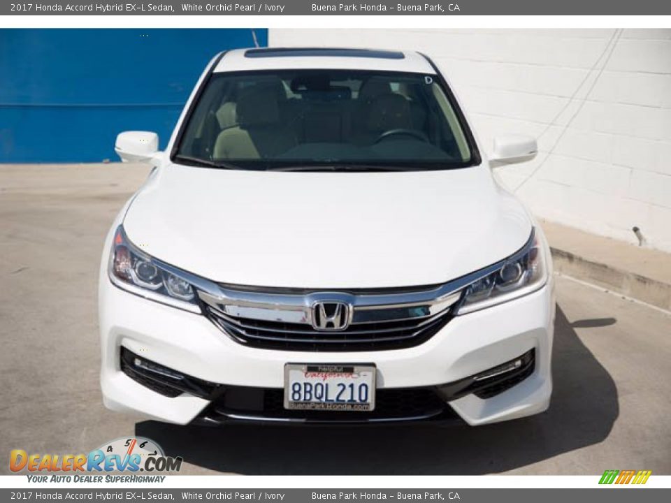 2017 Honda Accord Hybrid EX-L Sedan White Orchid Pearl / Ivory Photo #7