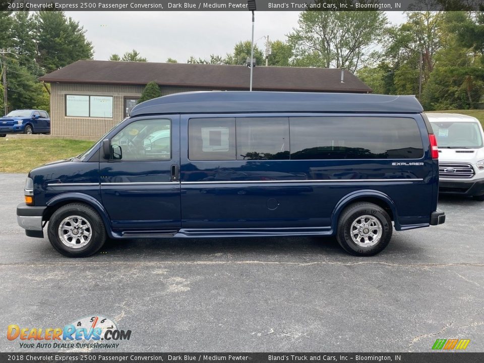 2018 Chevrolet Express 2500 Passenger Conversion Dark Blue / Medium Pewter Photo #1