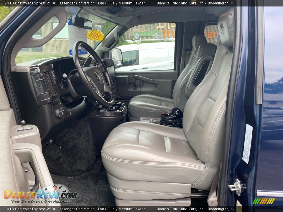 2018 Chevrolet Express 2500 Passenger Conversion Dark Blue / Medium Pewter Photo #16