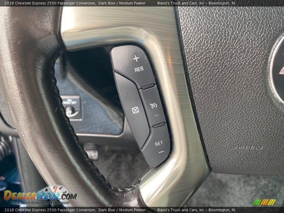 2018 Chevrolet Express 2500 Passenger Conversion Dark Blue / Medium Pewter Photo #20