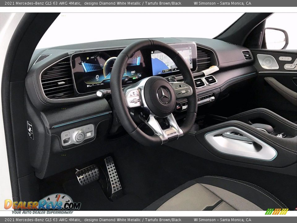 Dashboard of 2021 Mercedes-Benz GLS 63 AMG 4Matic Photo #4