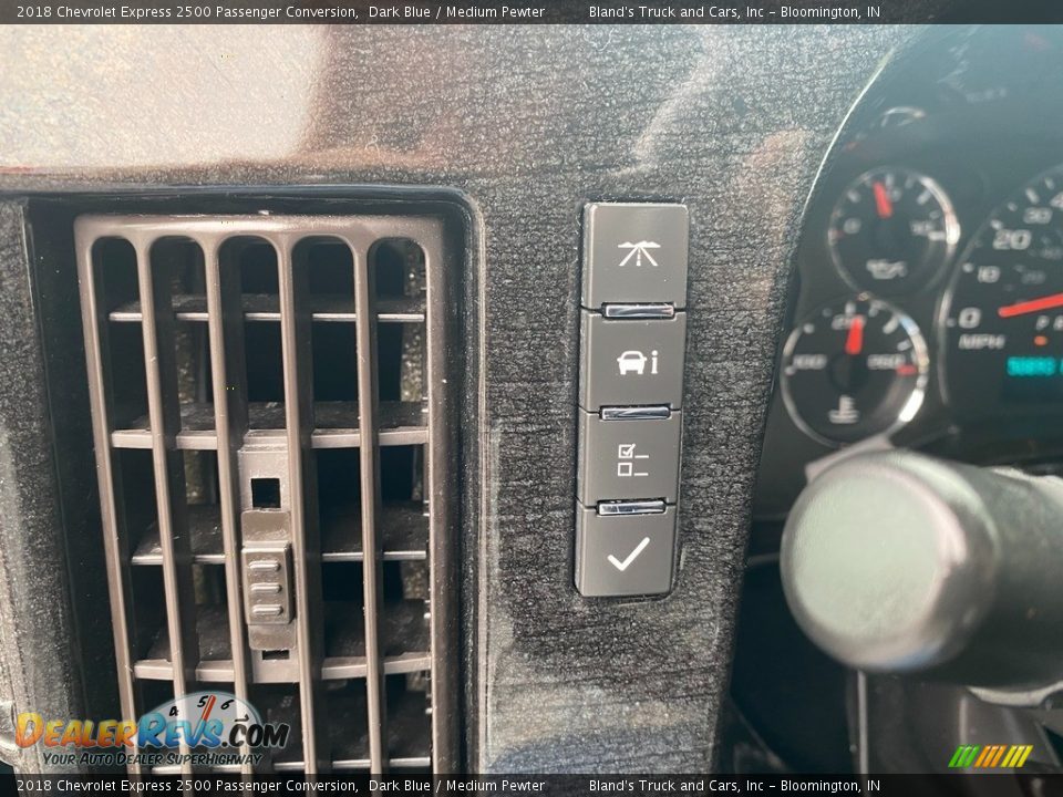 2018 Chevrolet Express 2500 Passenger Conversion Dark Blue / Medium Pewter Photo #25