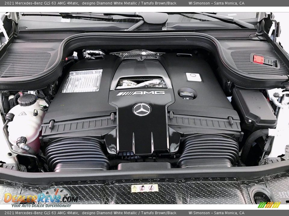 2021 Mercedes-Benz GLS 63 AMG 4Matic 4.0 Liter DI biturbo DOHC 32-Valve VVT V8 Engine Photo #8
