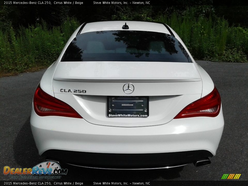 2015 Mercedes-Benz CLA 250 Cirrus White / Beige Photo #8