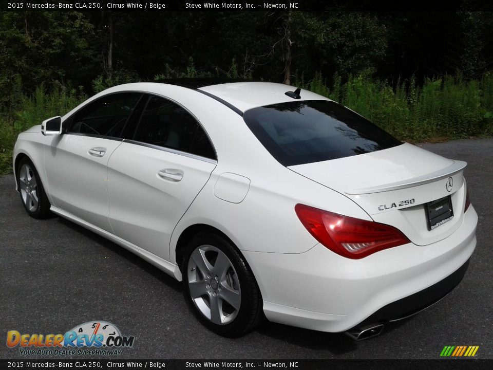 2015 Mercedes-Benz CLA 250 Cirrus White / Beige Photo #9