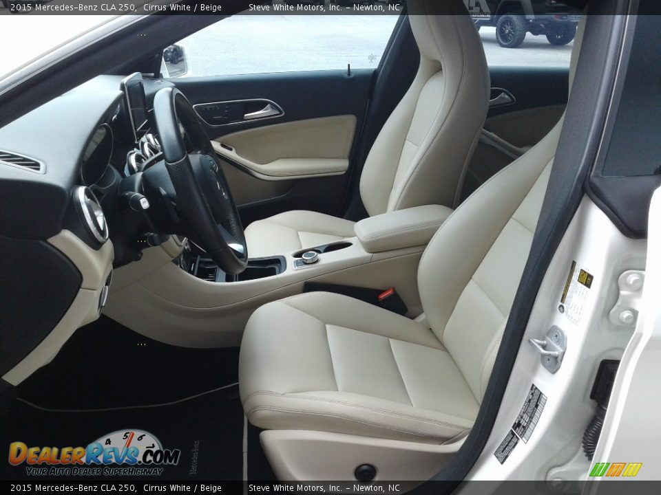 2015 Mercedes-Benz CLA 250 Cirrus White / Beige Photo #11