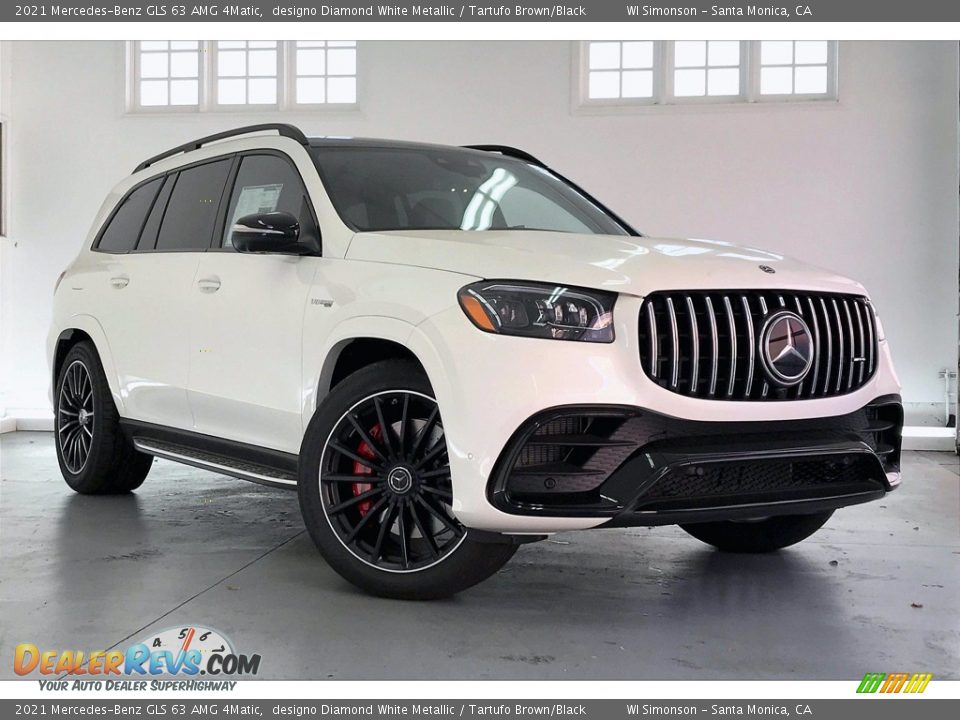 Front 3/4 View of 2021 Mercedes-Benz GLS 63 AMG 4Matic Photo #12
