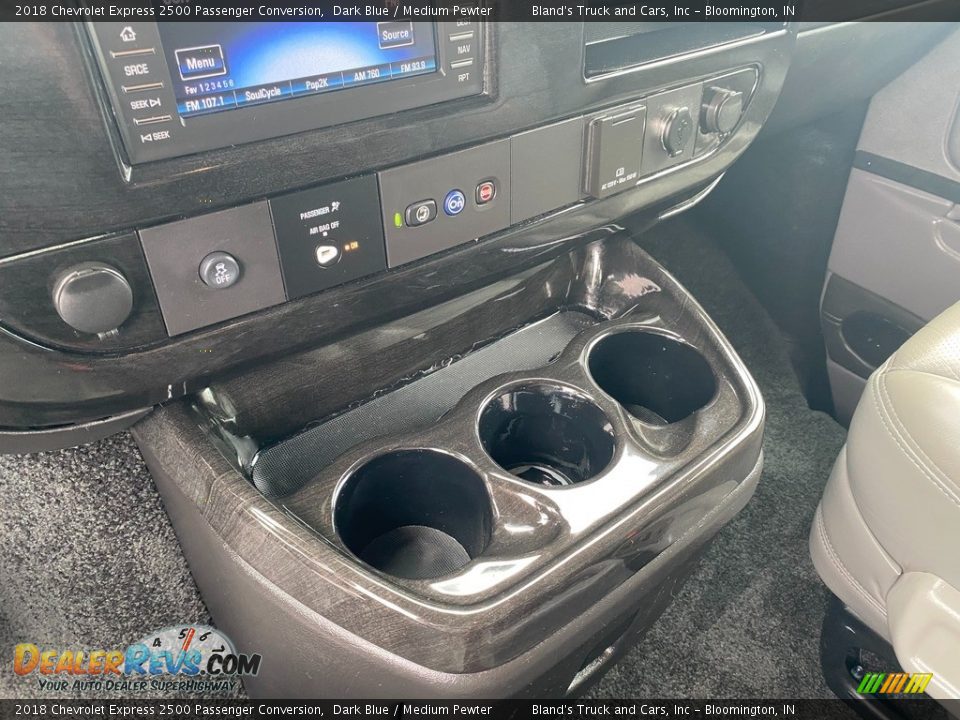 2018 Chevrolet Express 2500 Passenger Conversion Dark Blue / Medium Pewter Photo #33