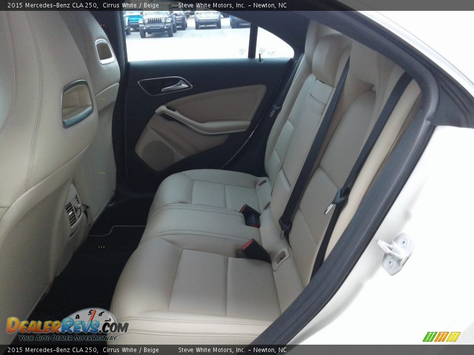 2015 Mercedes-Benz CLA 250 Cirrus White / Beige Photo #13