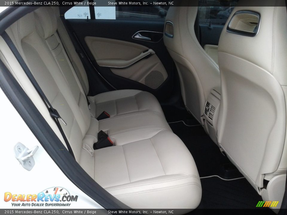 2015 Mercedes-Benz CLA 250 Cirrus White / Beige Photo #15