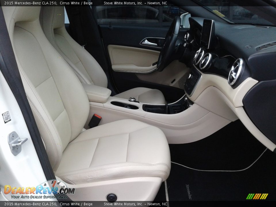 2015 Mercedes-Benz CLA 250 Cirrus White / Beige Photo #16