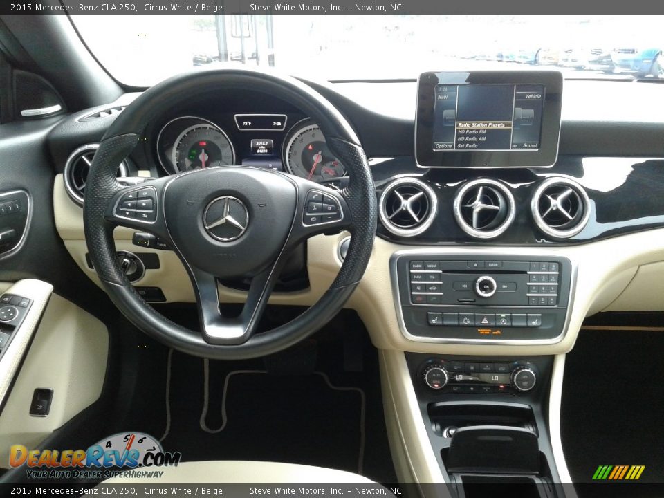 2015 Mercedes-Benz CLA 250 Cirrus White / Beige Photo #17