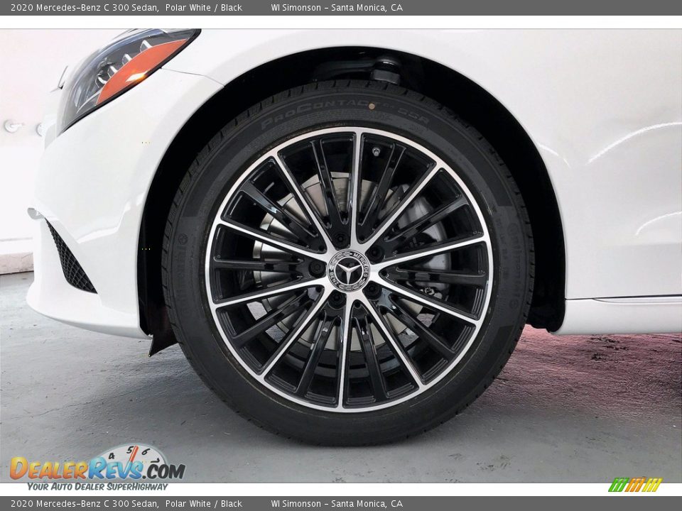 2020 Mercedes-Benz C 300 Sedan Polar White / Black Photo #9