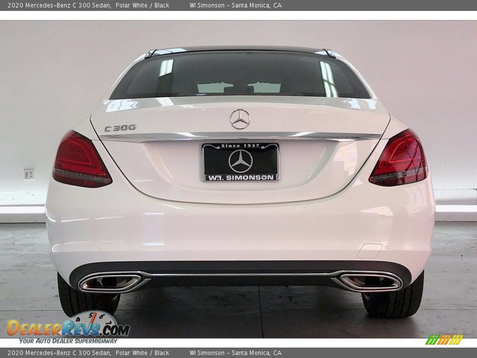 2020 Mercedes-Benz C 300 Sedan Polar White / Black Photo #3