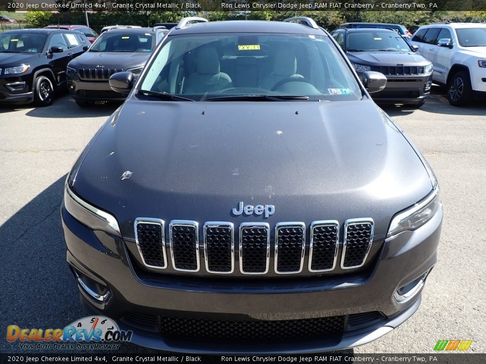 2020 Jeep Cherokee Limited 4x4 Granite Crystal Metallic / Black Photo #2