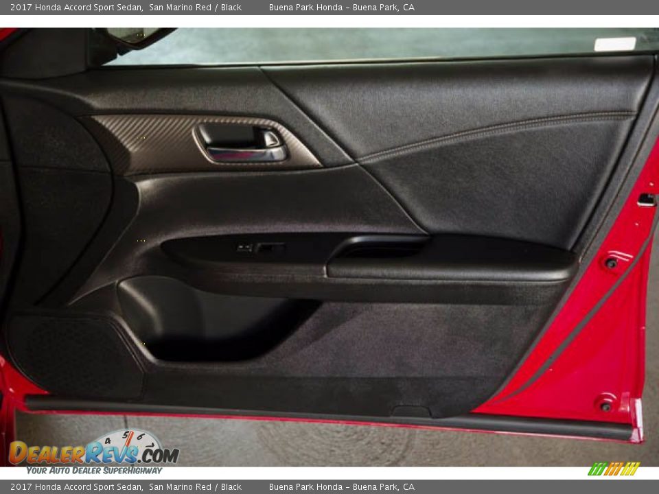 2017 Honda Accord Sport Sedan San Marino Red / Black Photo #29
