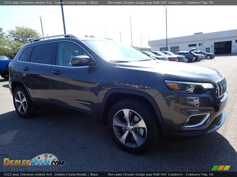 2020 Jeep Cherokee Limited 4x4 Granite Crystal Metallic / Black Photo #3