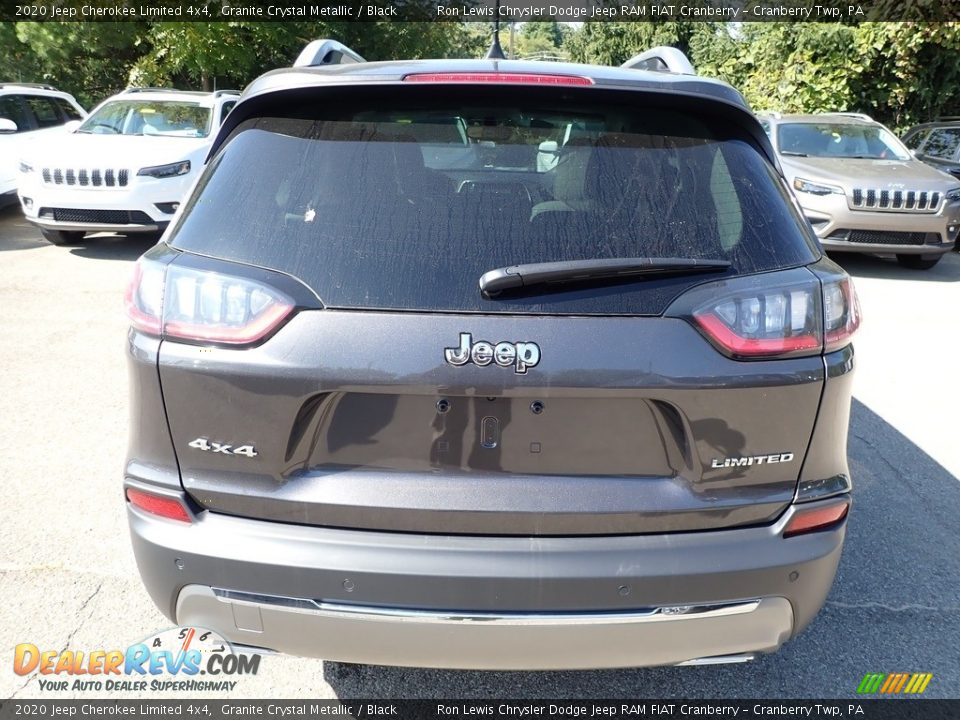 2020 Jeep Cherokee Limited 4x4 Granite Crystal Metallic / Black Photo #6
