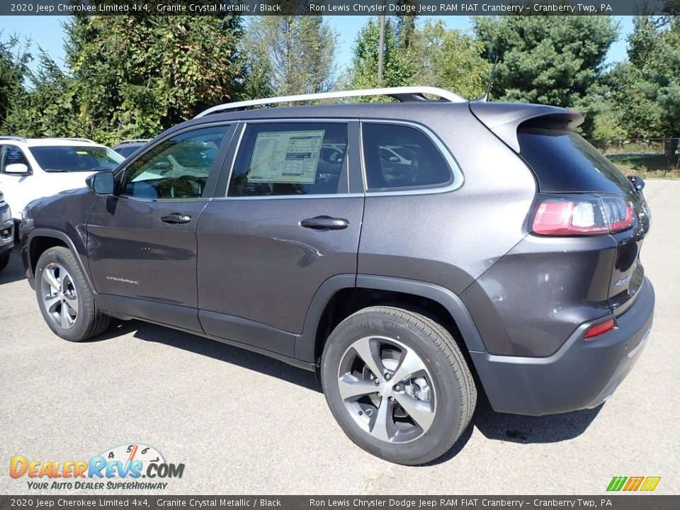 2020 Jeep Cherokee Limited 4x4 Granite Crystal Metallic / Black Photo #8