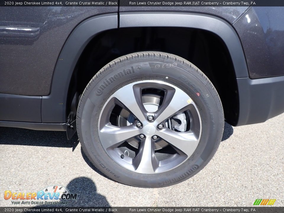 2020 Jeep Cherokee Limited 4x4 Granite Crystal Metallic / Black Photo #10