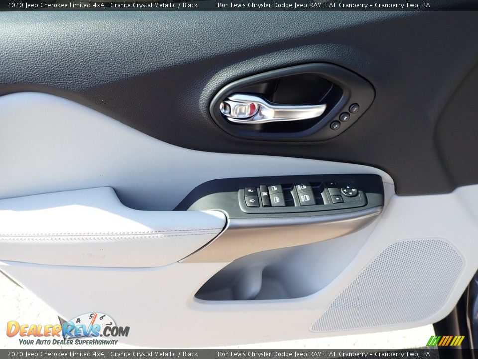 2020 Jeep Cherokee Limited 4x4 Granite Crystal Metallic / Black Photo #16