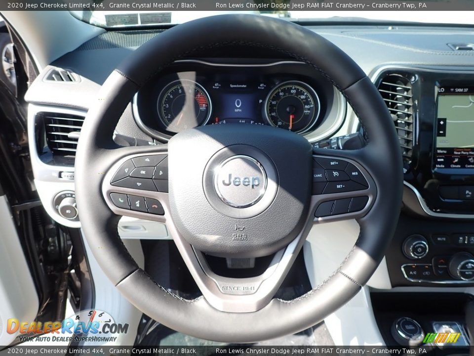 2020 Jeep Cherokee Limited 4x4 Granite Crystal Metallic / Black Photo #17
