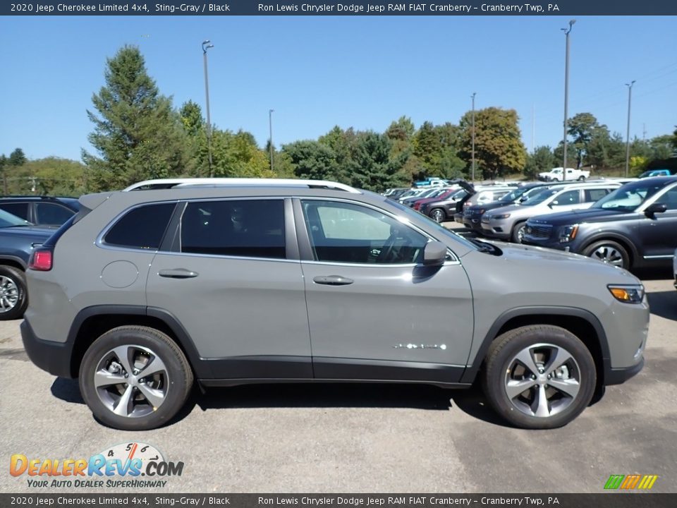 2020 Jeep Cherokee Limited 4x4 Sting-Gray / Black Photo #4