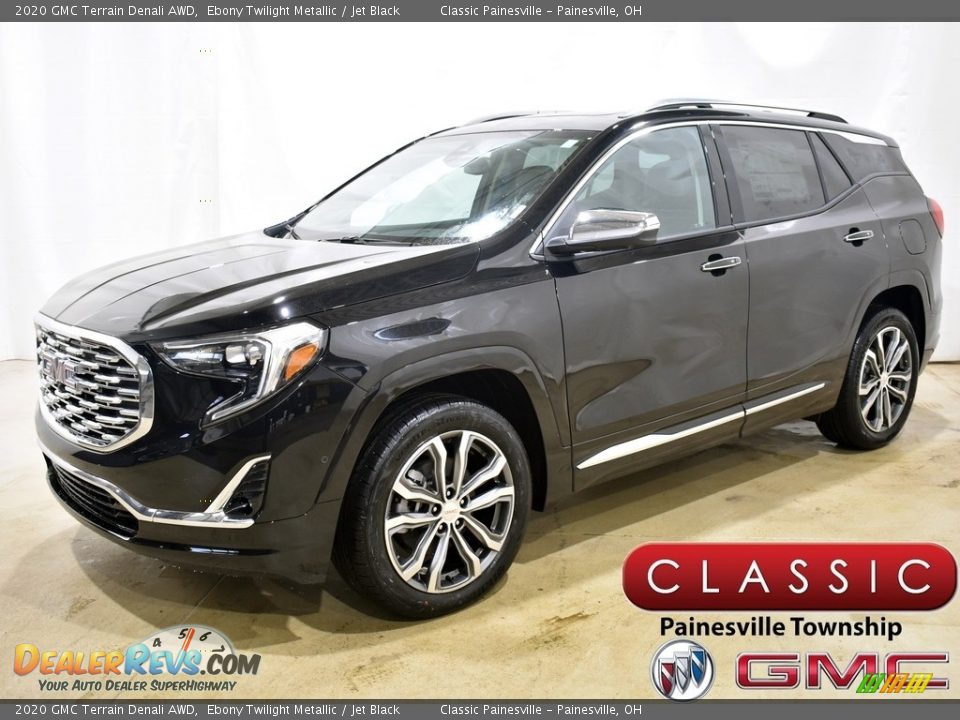 2020 GMC Terrain Denali AWD Ebony Twilight Metallic / Jet Black Photo #1