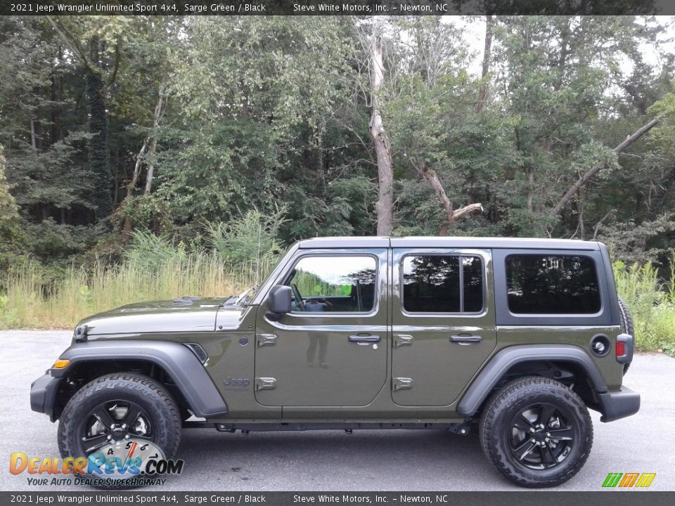 Sarge Green 2021 Jeep Wrangler Unlimited Sport 4x4 Photo #1