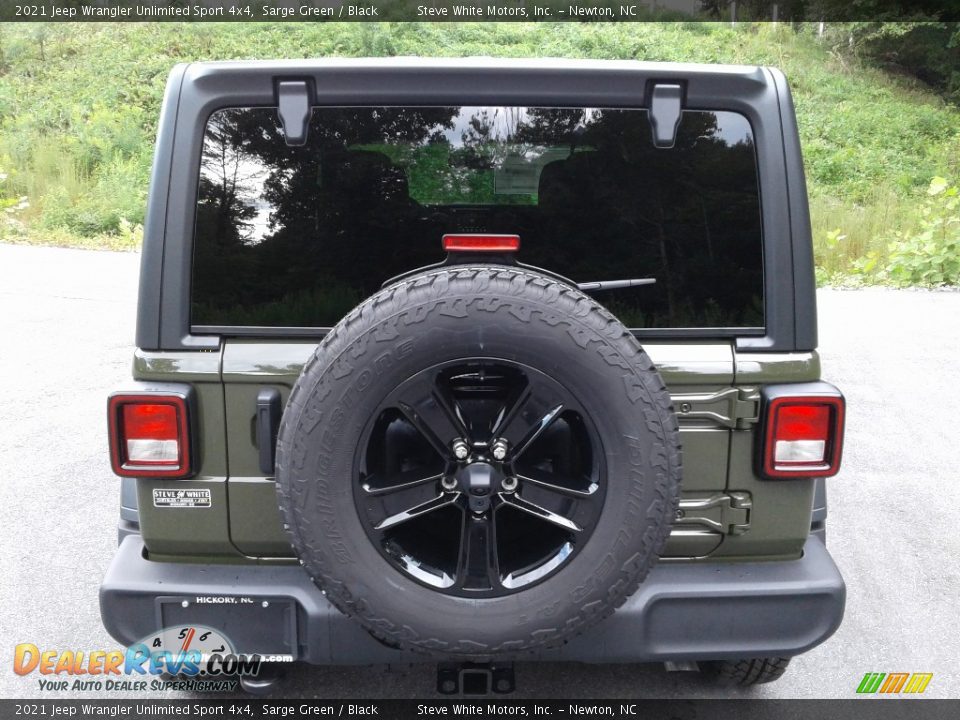 2021 Jeep Wrangler Unlimited Sport 4x4 Sarge Green / Black Photo #4