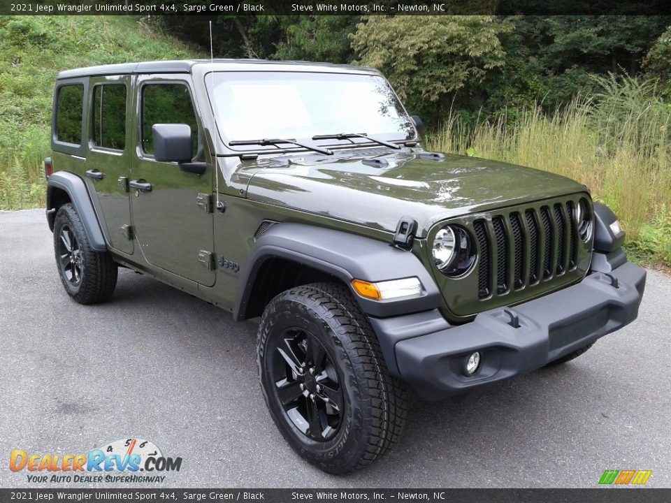 Sarge Green 2021 Jeep Wrangler Unlimited Sport 4x4 Photo #6