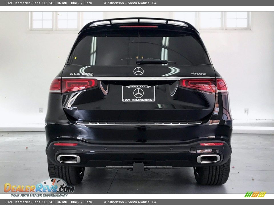 2020 Mercedes-Benz GLS 580 4Matic Black / Black Photo #3