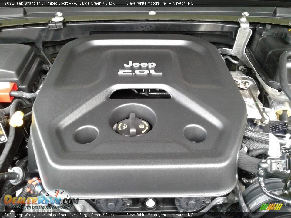 2021 Jeep Wrangler Unlimited Sport 4x4 Sarge Green / Black Photo #9