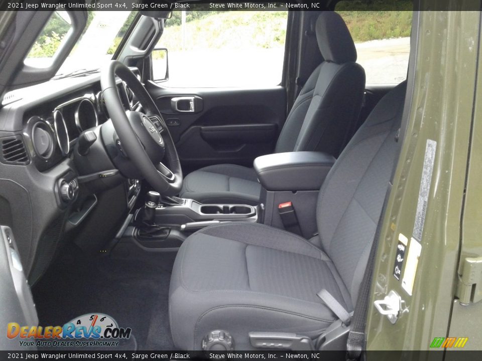 2021 Jeep Wrangler Unlimited Sport 4x4 Sarge Green / Black Photo #10