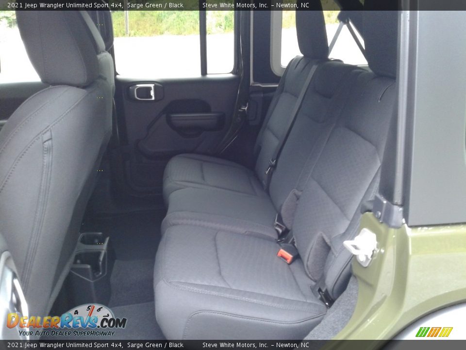 2021 Jeep Wrangler Unlimited Sport 4x4 Sarge Green / Black Photo #14