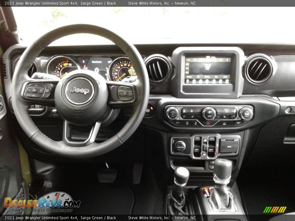 Dashboard of 2021 Jeep Wrangler Unlimited Sport 4x4 Photo #15