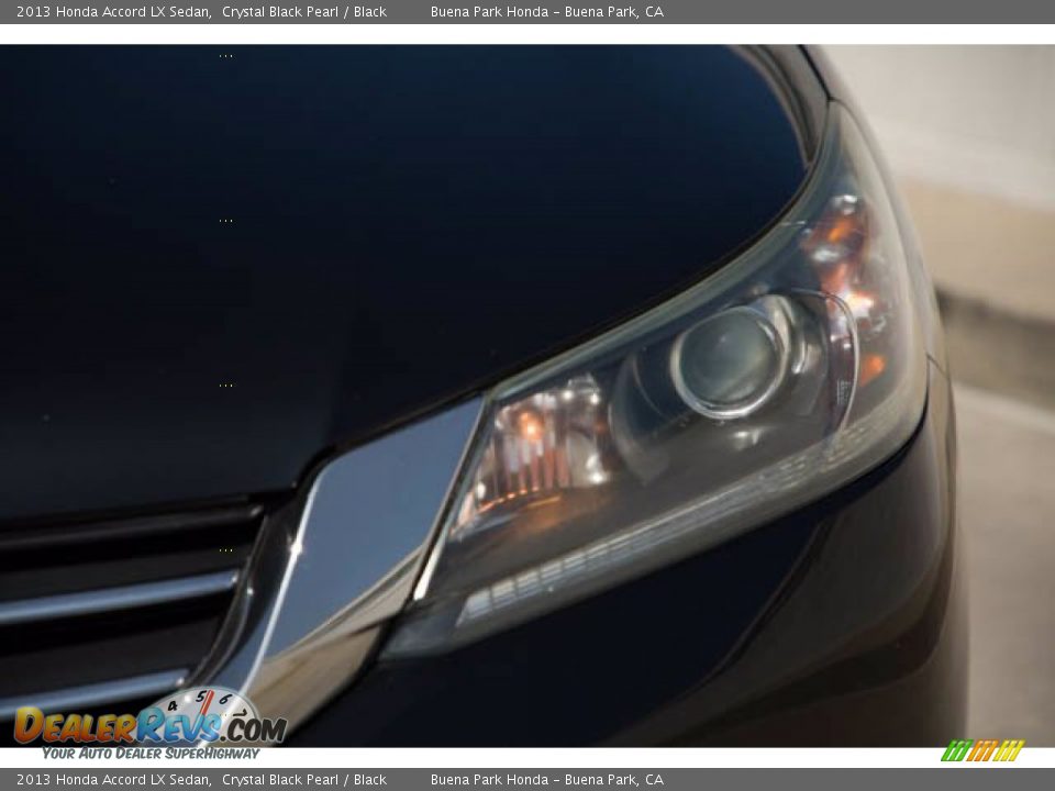 2013 Honda Accord LX Sedan Crystal Black Pearl / Black Photo #9