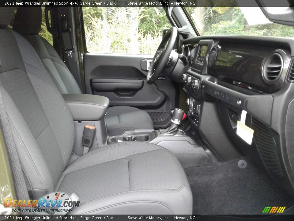 2021 Jeep Wrangler Unlimited Sport 4x4 Sarge Green / Black Photo #18