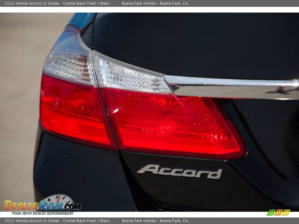 2013 Honda Accord LX Sedan Crystal Black Pearl / Black Photo #12