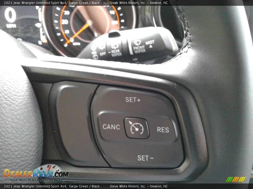 2021 Jeep Wrangler Unlimited Sport 4x4 Steering Wheel Photo #20