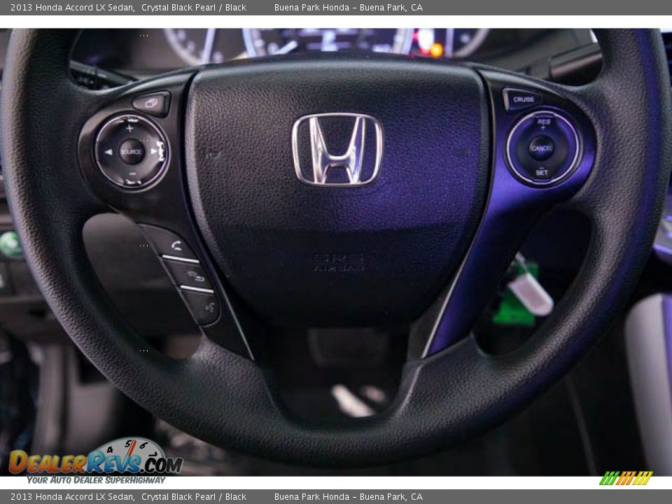 2013 Honda Accord LX Sedan Crystal Black Pearl / Black Photo #15